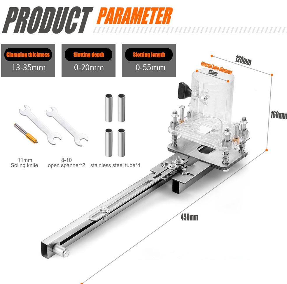 Dowel Jig Kit - 2-in-1 Doweling Jig & Scharniergatopener Kit,