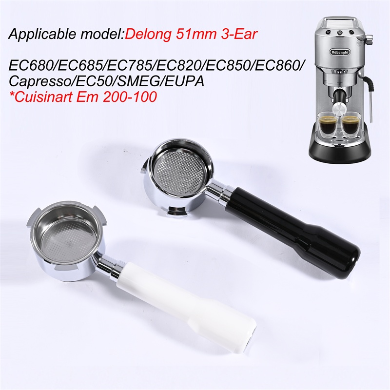 Workshop Tools And Equipment - 51mm Koffie Bodemloze Filterhouder Voor Delonghi