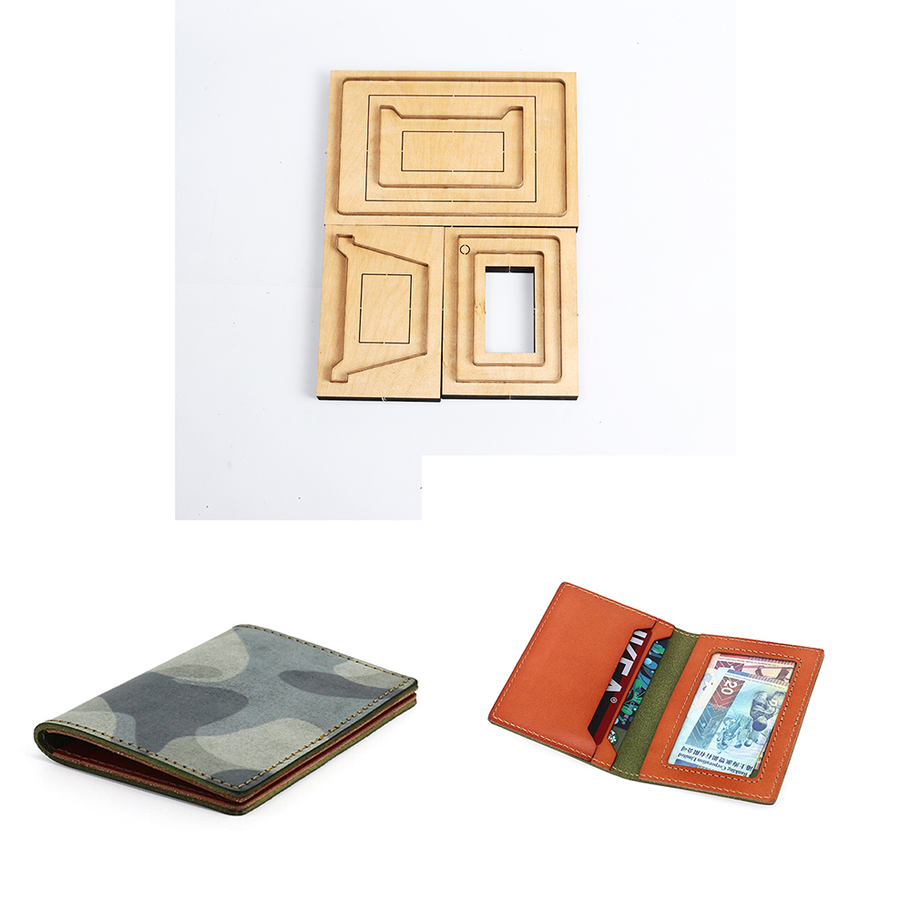 Tap Die Set - DIY lederen ambachtelijke kaarthouder portemonnee met