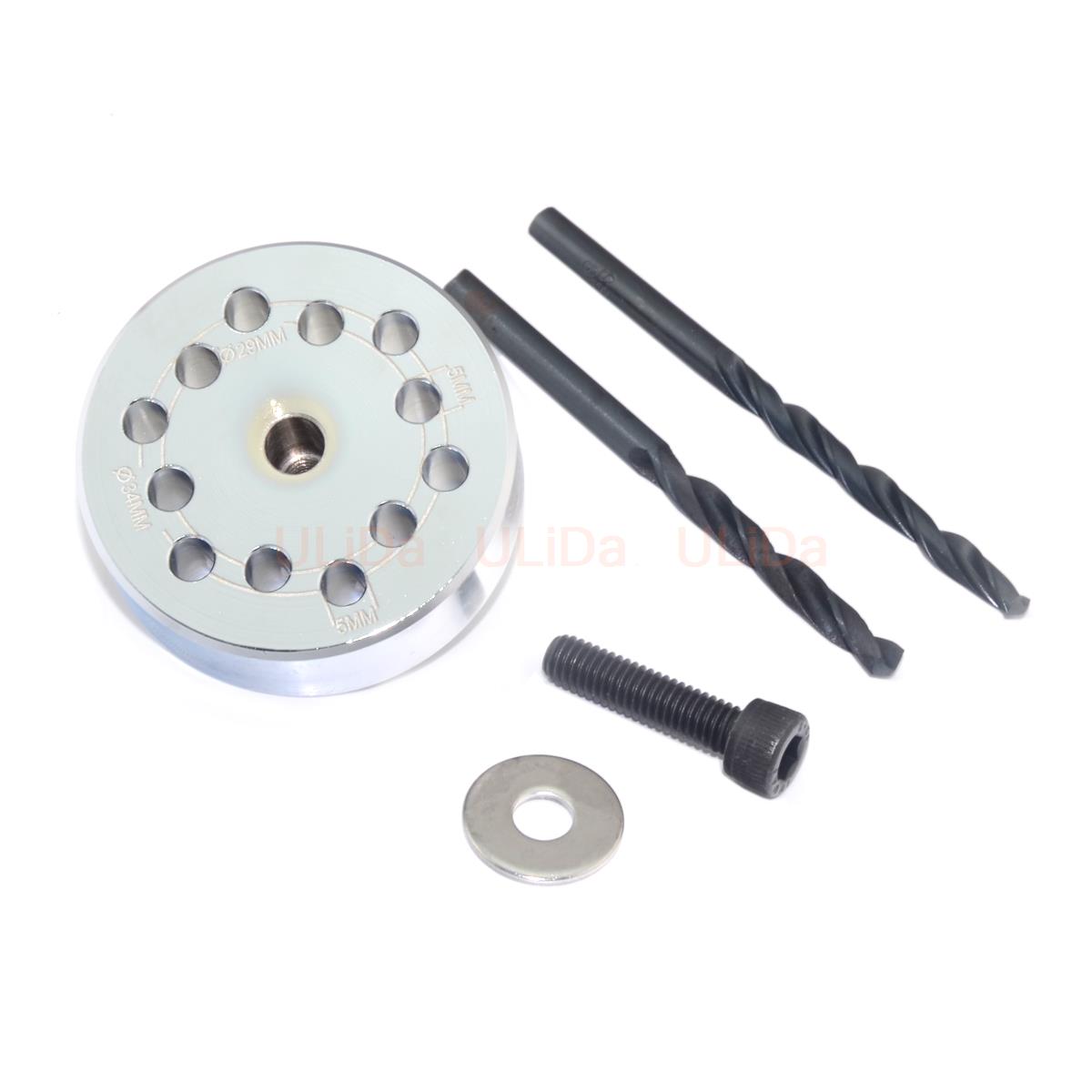 Dowel Jig Kit - Houten Propeller Boormal Geleider Voor Dle85
