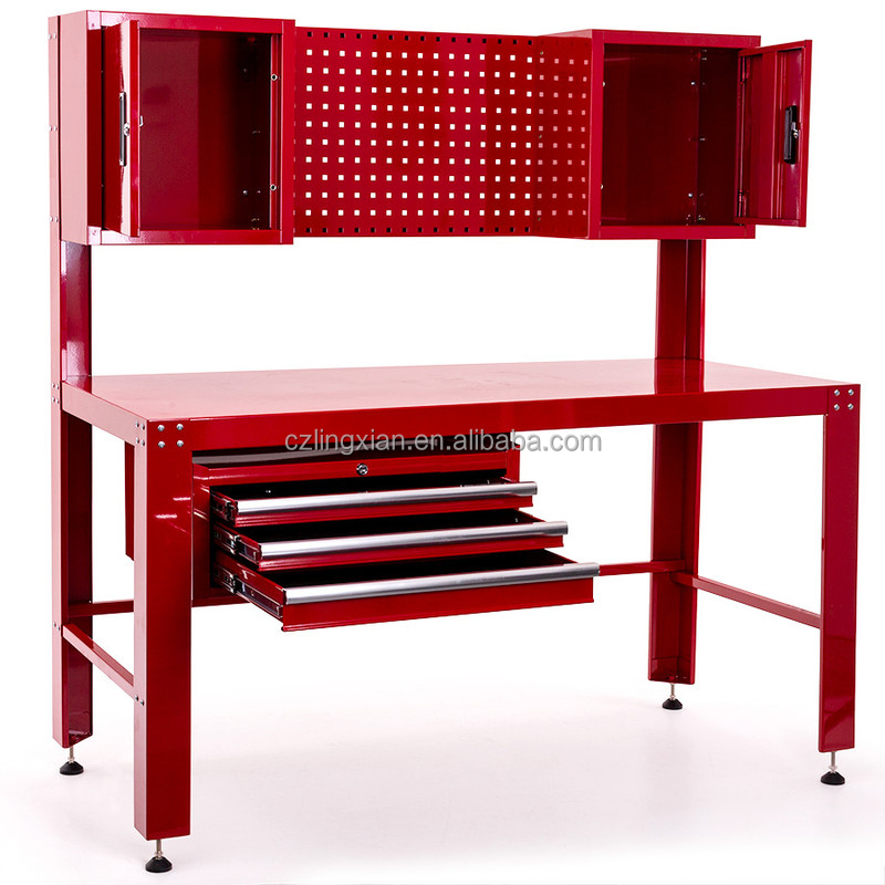 Workshop Tools Wholesale - Groothandel Gereedschapskast Industriële Werkbank Met 3