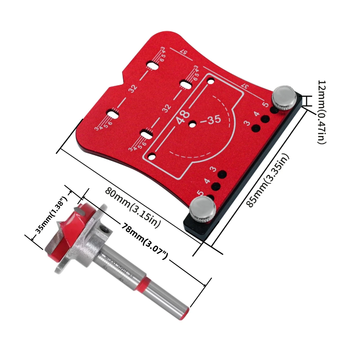 35mm Scharniergat Positionerin - Dowel Jig Kit recensie en prijs