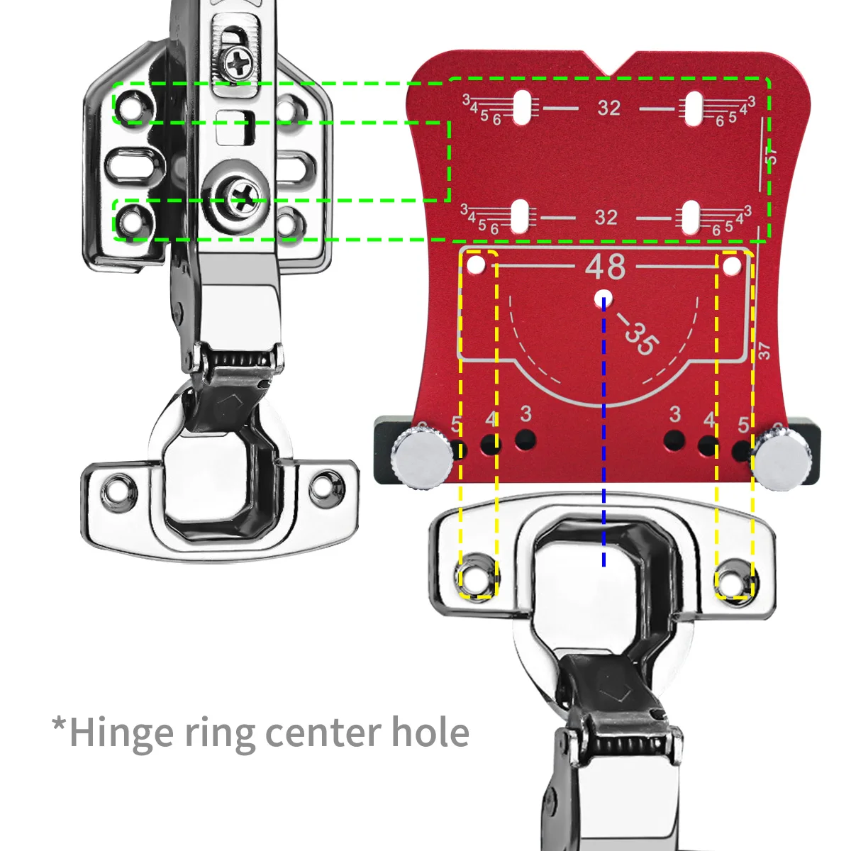 35mm Scharniergat Positionerin - Dowel Jig Kit recensie en prijs