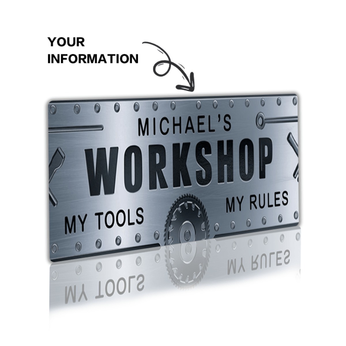 Gepersonaliseerde Naam Worksho - Workshop Tools Name recensie en prijs