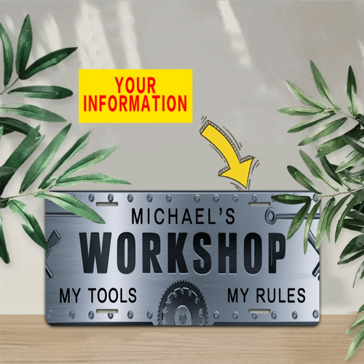 Gepersonaliseerde Naam Worksho - Workshop Tools Name recensie en prijs