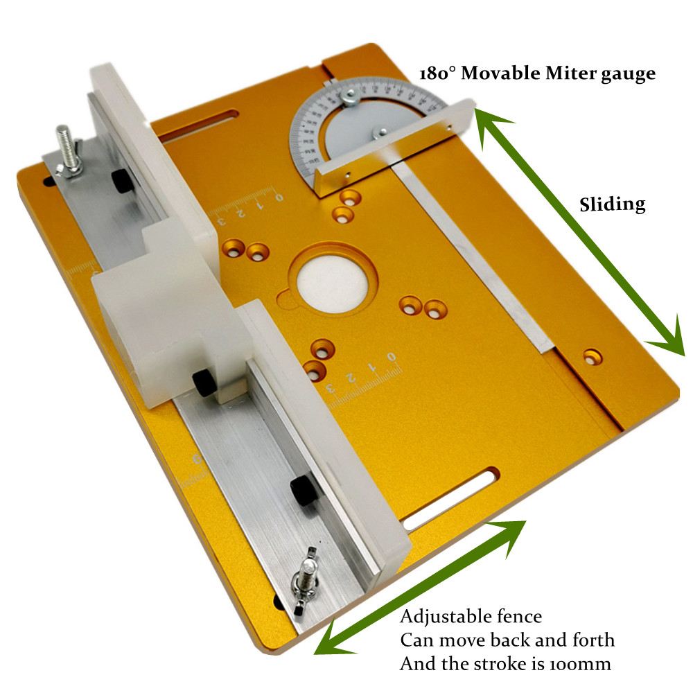 Aluminium routertafel inzetpla - Router Table Insert recensie en prijs