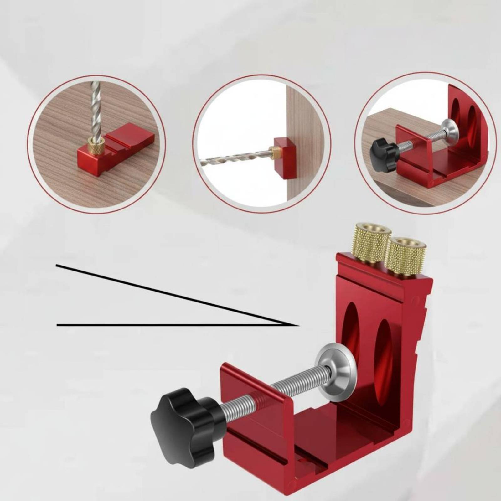 15 graden hoekboorgeleider ver - Workshop Joinery Tools recensie en prijs