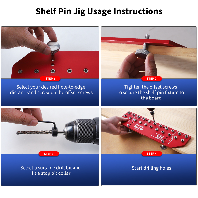 Plank Pin Jig Set Aluminium 11 - Dowel Jig Kit recensie en prijs
