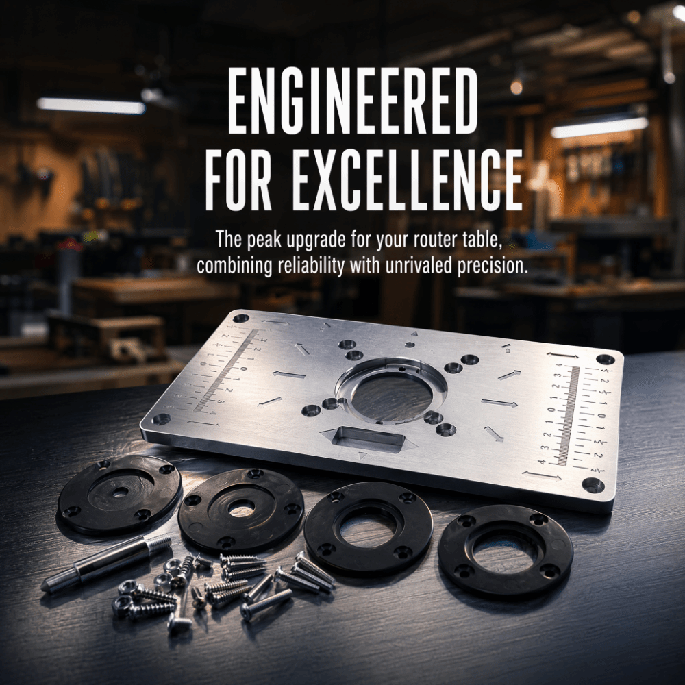 Aluminium Router Tafel Inzetpl - Router Table Insert recensie en prijs