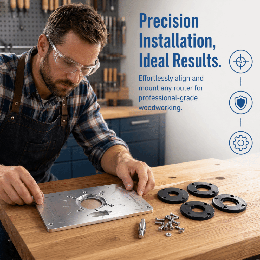Aluminium Router Tafel Inzetpl - Router Table Insert recensie en prijs