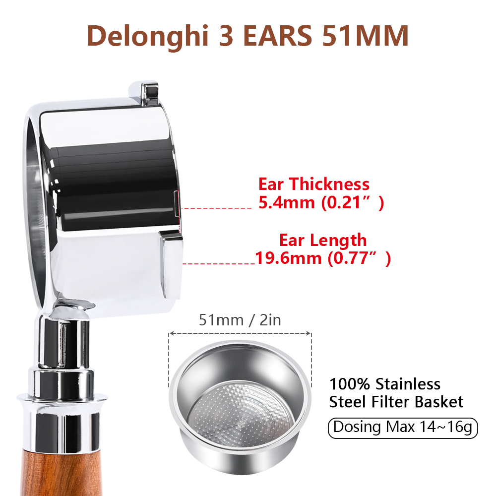 51mm Koffie Bodemloze Filterho - Workshop Tools And Equipment recensie en prijs