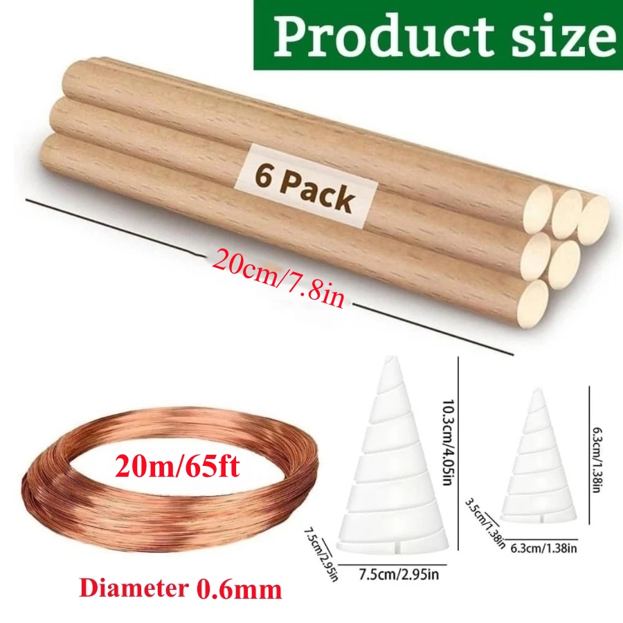 20 m/65ft Elektrocultuur Tuini - Dowel Jig Kit recensie en prijs