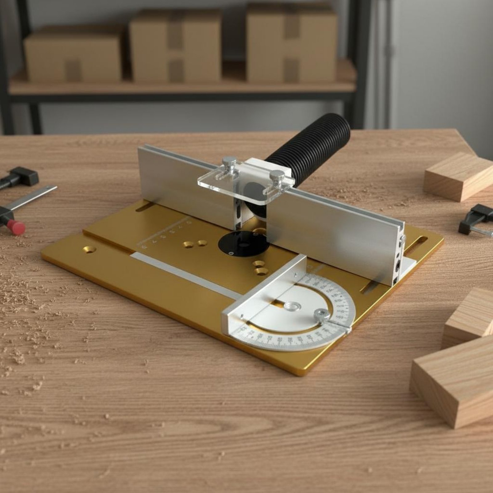 Timmerwerktafel met hoekmeter, - Router Table Insert recensie en prijs