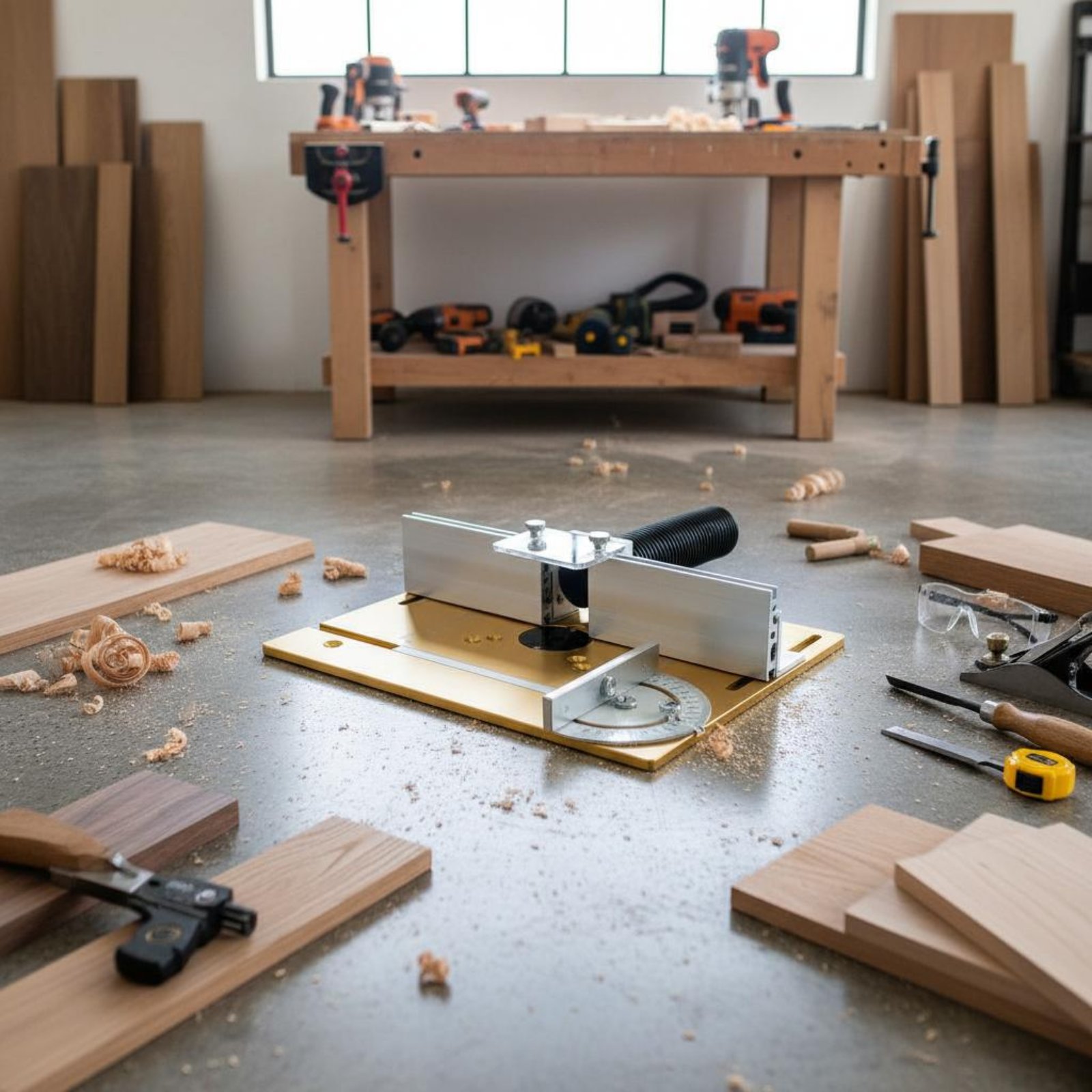 Timmerwerktafel met hoekmeter, - Router Table Insert recensie en prijs