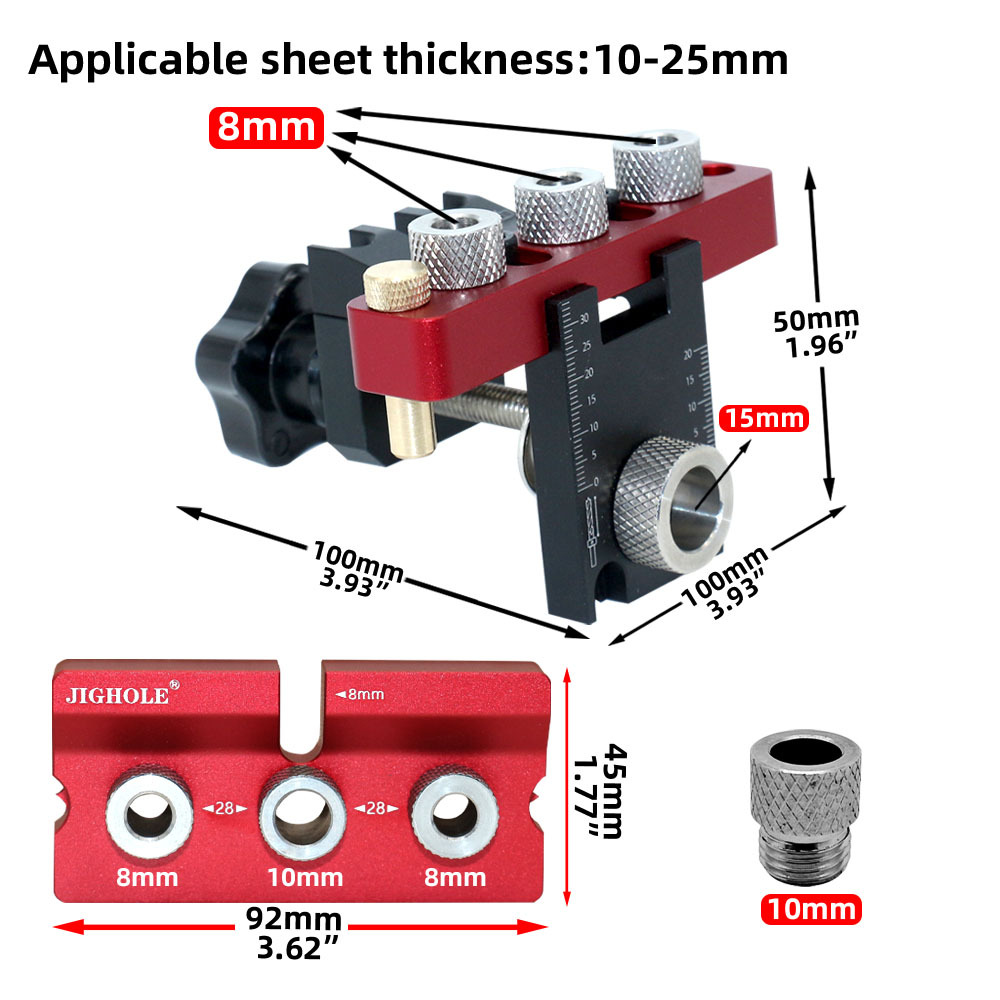 3-in-1 universele deuvel- en z - Dowel Jig Kit recensie en prijs