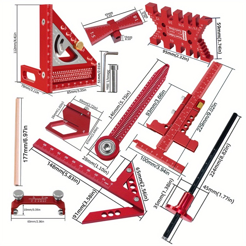 Workshop Carpenter Square Set  - Workshop Joinery Tools recensie en prijs
