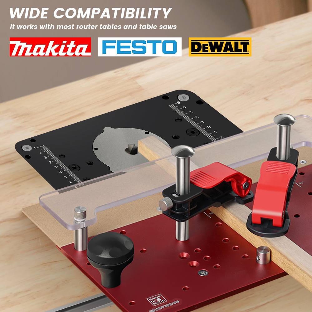 Aangesloten Op Router Tafelrai - Router Table Insert recensie en prijs