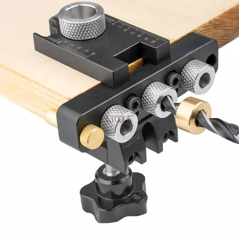 3-in-1 verstelbare deuvelmal 8 - Dowel Jig Kit recensie en prijs