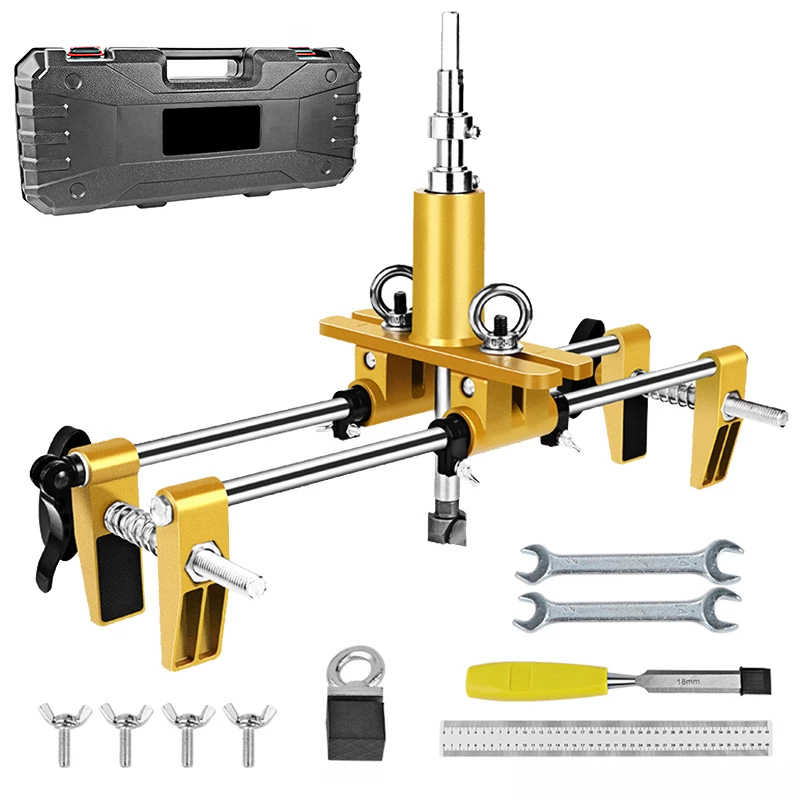 Houten deur installatie slotga - Dowel Jig Kit recensie en prijs